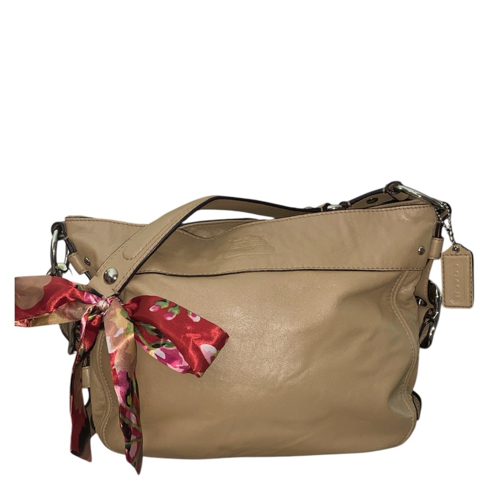 Coach Leatherware Metallic Tan w/ Silver Hardware 12671 ‘11